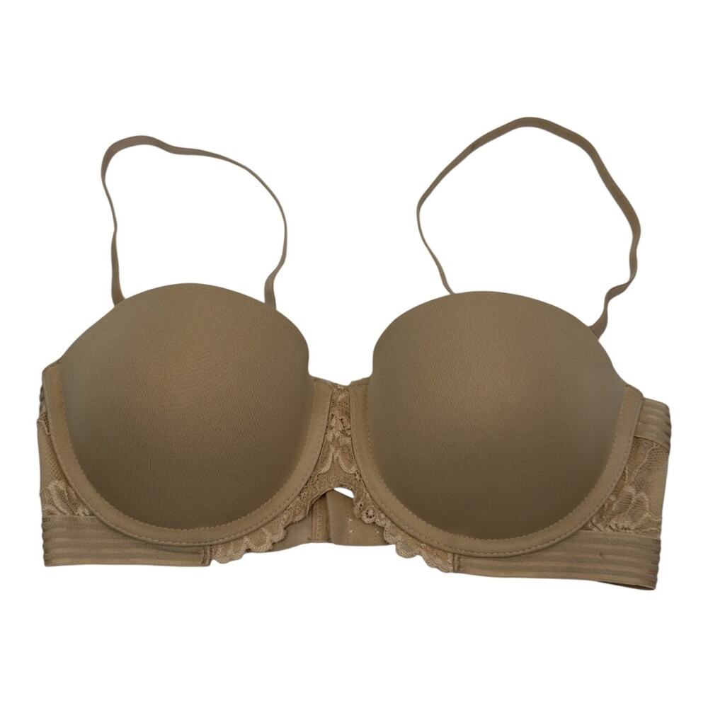 Maidenform Basically Sexy Strapless Nude Push-up Bra Size 34C NWT